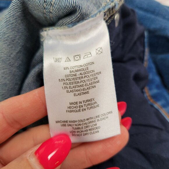 Free People High Rise Rita Cropped Blue Jeans Denim Bootcut Flare Women's 28 - Picture 9 of 10